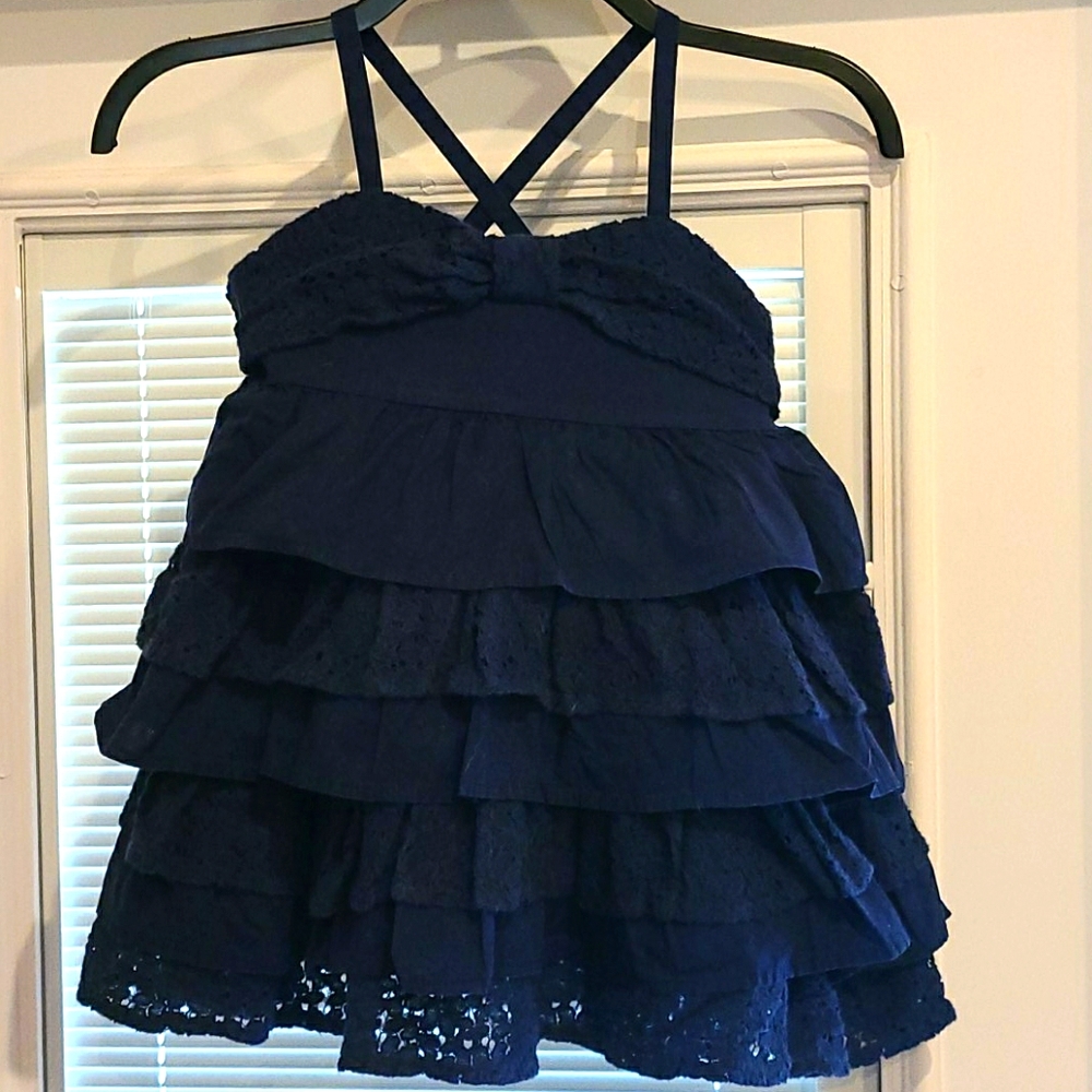 Girl's navy blue top